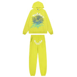 Sp5der OG Web Yellow Hoodie Sp5der