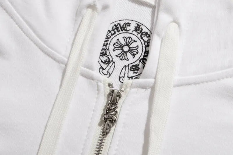 Luxury CHROME HEARTS  Horseshoe ZIP-UP Hoodie Gorilla Fits