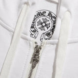 Luxury CHROME HEARTS  Horseshoe ZIP-UP Hoodie Gorilla Fits