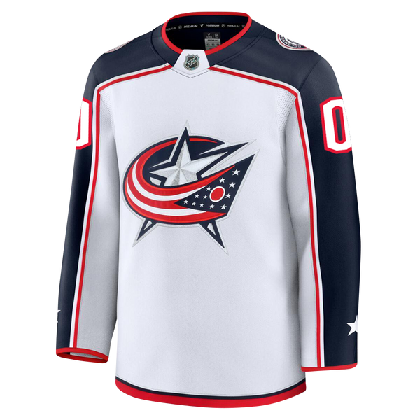 Customizable Columbus Blue Jackets 2024 Fanatics Premium Official NHL AWAY Jersey Gorilla Fits