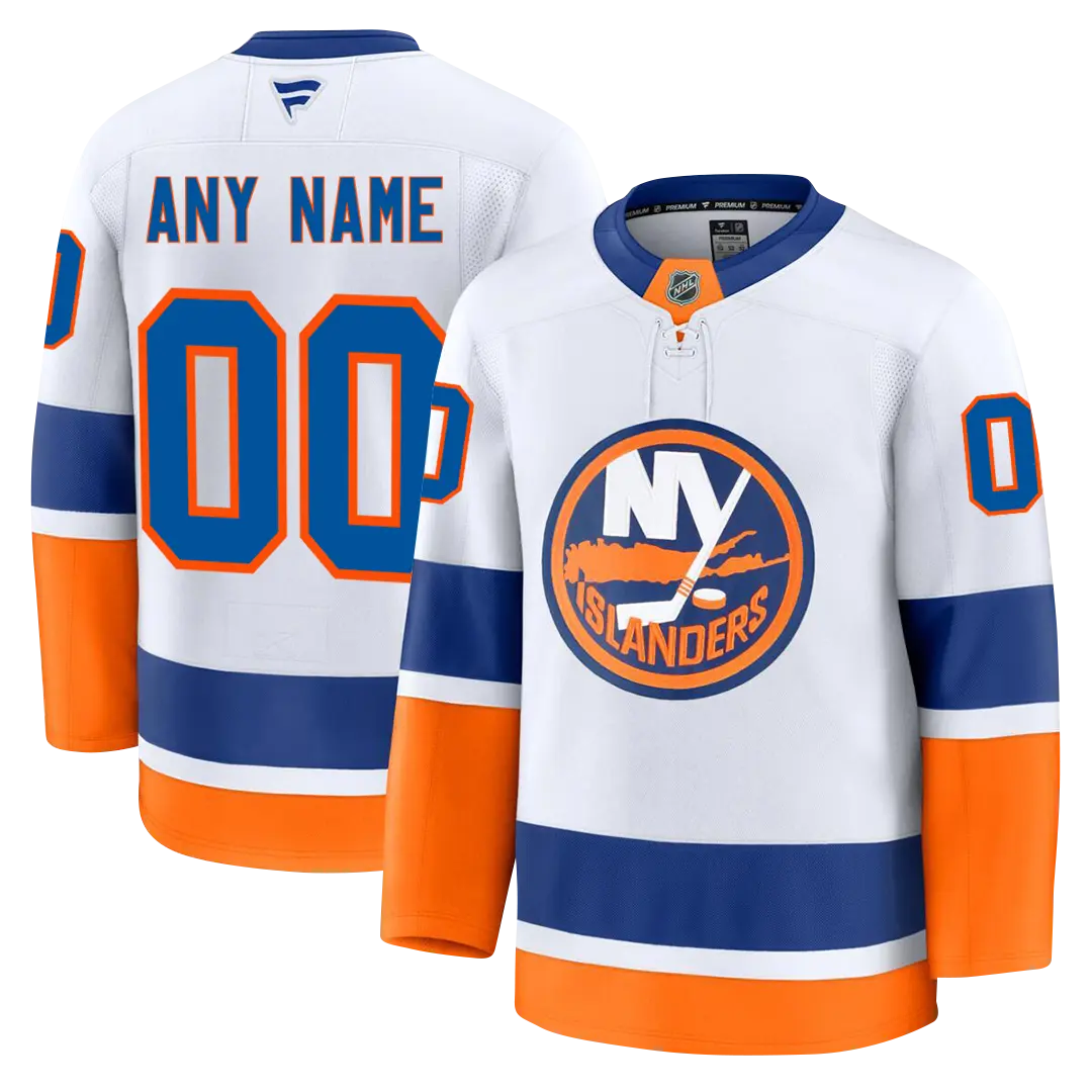 Customizable New York Islanders 2024 Fanatics Premium Official NHL AWAY Jersey Gorilla Fits