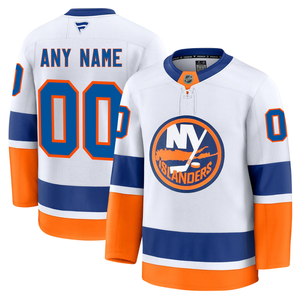 Customizable New York Islanders 2024 Fanatics Premium Official NHL AWAY Jersey Gorilla Fits