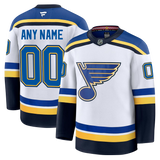 Customizable St. Louis Blues 2024 Fanatics Premium Official NHL AWAY Jersey Gorilla Fits