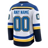 Customizable St. Louis Blues 2024 Fanatics Premium Official NHL AWAY Jersey Gorilla Fits