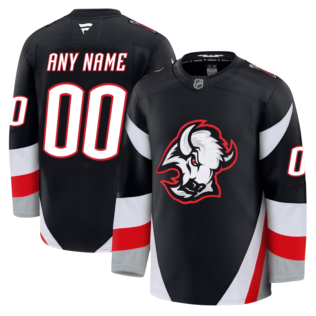 Customizable Buffalo Sabres 2024 Fanatics Premium Official NHL THIRD ALTERNATE Jersey Gorilla Fits
