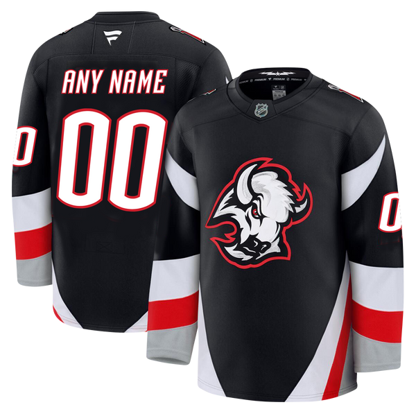 Customizable Buffalo Sabres 2024 Fanatics Premium Official NHL THIRD ALTERNATE Jersey Gorilla Fits