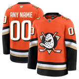Customizable Anaheim Ducks 2024 Fanatics Premium Official NHL HOME Jersey Gorilla Fits