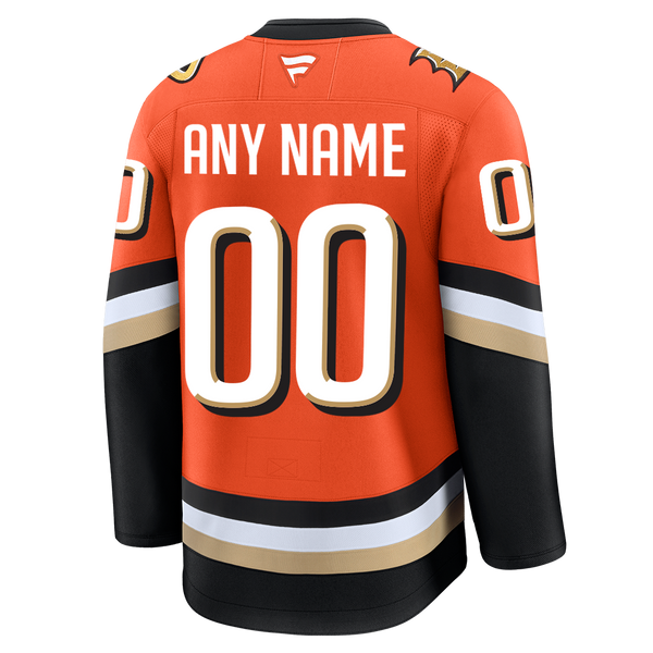 Customizable Anaheim Ducks 2024 Fanatics Premium Official NHL HOME Jersey Gorilla Fits