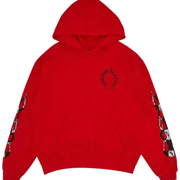 Chrome Hearts x Matty Boy Flames Hoodie 'Red'