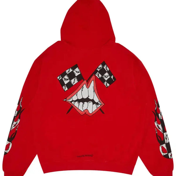 Chrome Hearts x Matty Boy Flames Hoodie 'Red'