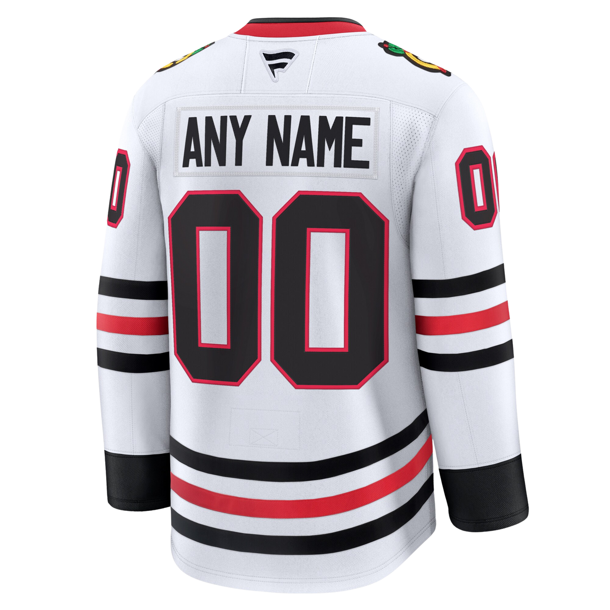 Customizable Chicago Blackhawks 2024 Fanatics Premium Official NHL AWAY Jersey Gorilla Fits
