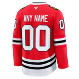 Customizable Chicago Blackhawks 2024 Fanatics Premium Official NHL HOME Jersey Gorilla Fits