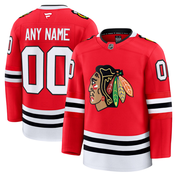 Customizable Chicago Blackhawks 2024 Fanatics Premium Official NHL HOME Jersey Gorilla Fits