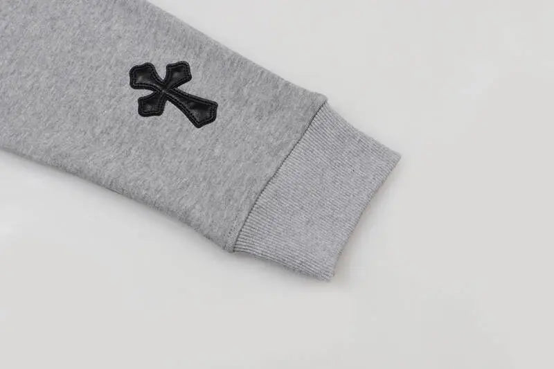 CHROME HEARTS  Cross Print Hoodie Gorilla Fits