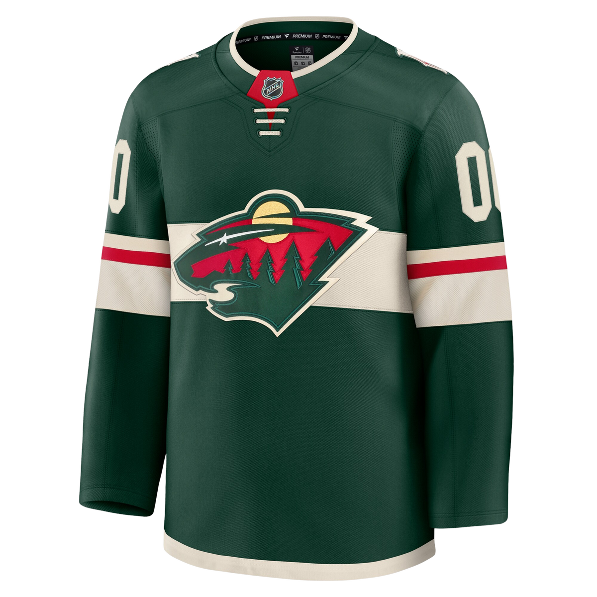 Customizable Minnesota Wild 2024 Fanatics Premium Official NHL HOME Jersey Gorilla Fits