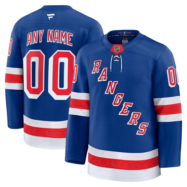 Customizable New York Rangers 2024 Fanatics Premium Official NHL HOME Jersey Gorilla Fits