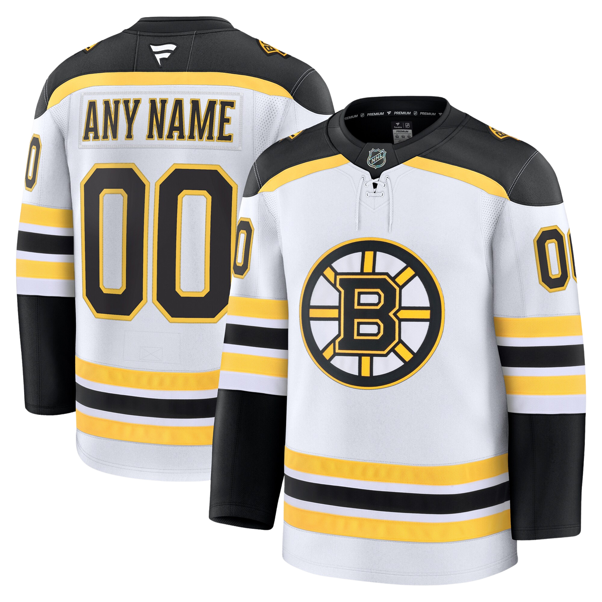 Customizable Boston Bruins 2024 Fanatics Premium Official NHL AWAY Jersey Gorilla Fits