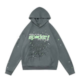 Sp*der Web Hoodie Grey Sp5der