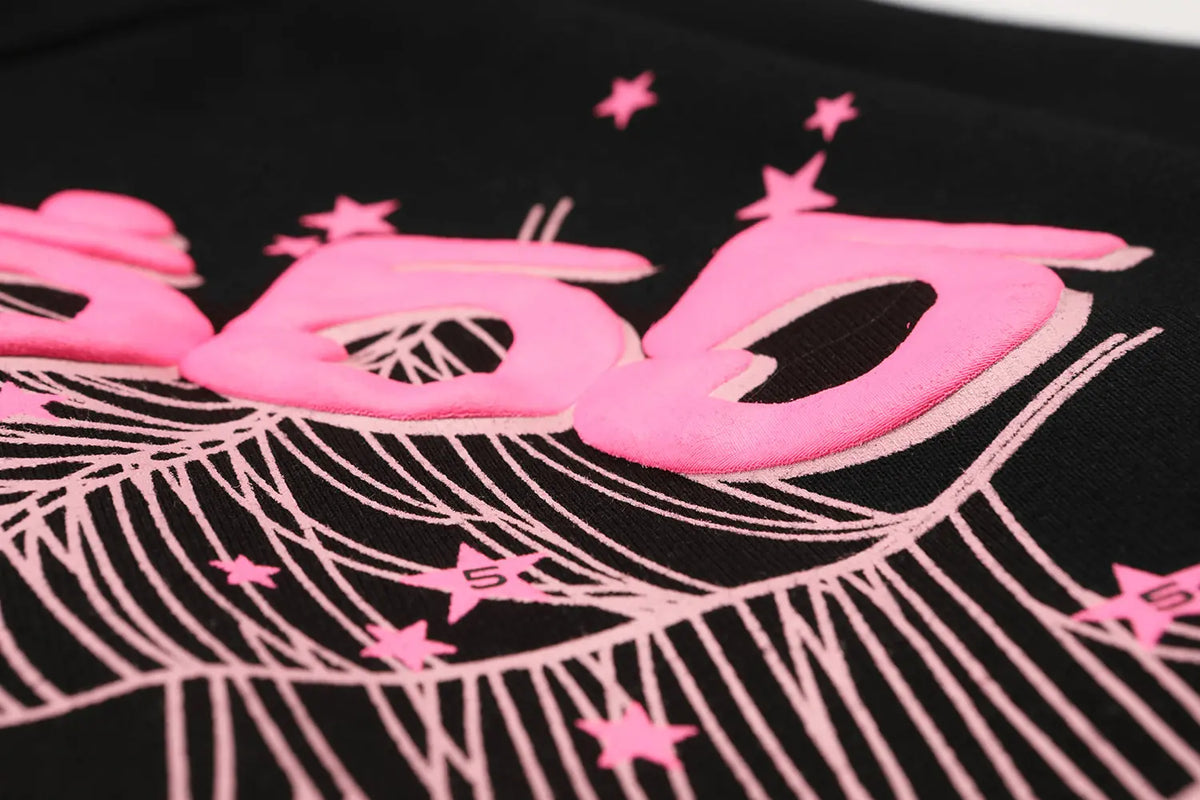 Sp5der 555 Web Black Hoodie Sp5der