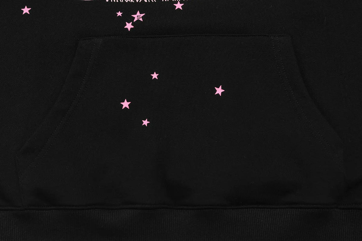 Sp5der 555 Web Black Hoodie Sp5der