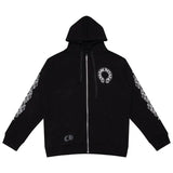 CHROME HEARTS classic Horseshoe ZIP-UP Hoodie Gorilla Fits