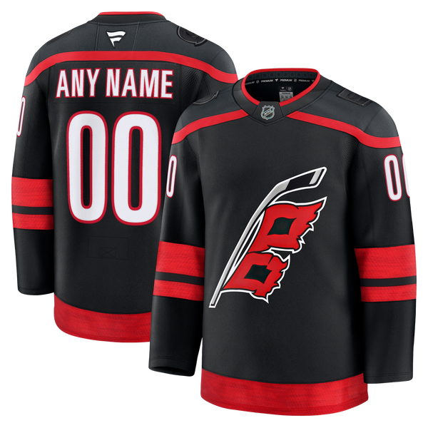 Customizable Carolina Hurricanes 2024 Fanatics Premium Official NHL HOME Jersey Gorilla Fits