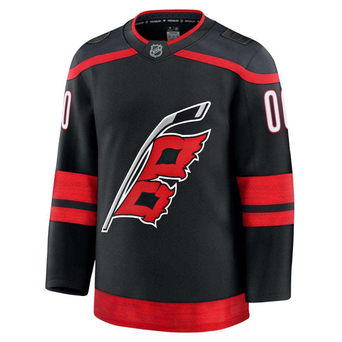 Customizable Carolina Hurricanes 2024 Fanatics Premium Official NHL HOME Jersey Gorilla Fits