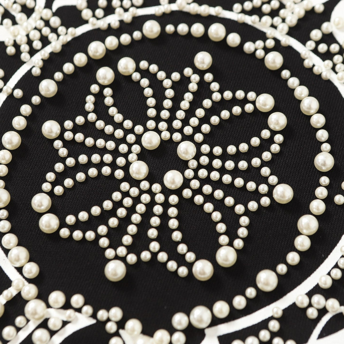 Chrome Hearts Rhinestone Horseshoe Hoodie - Black Gothic Streetwear Chrome-Hearts