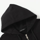 Chrome Hearts Rhinestone Cross Hoodie - Black Gothic Streetwear Chrome-Hearts