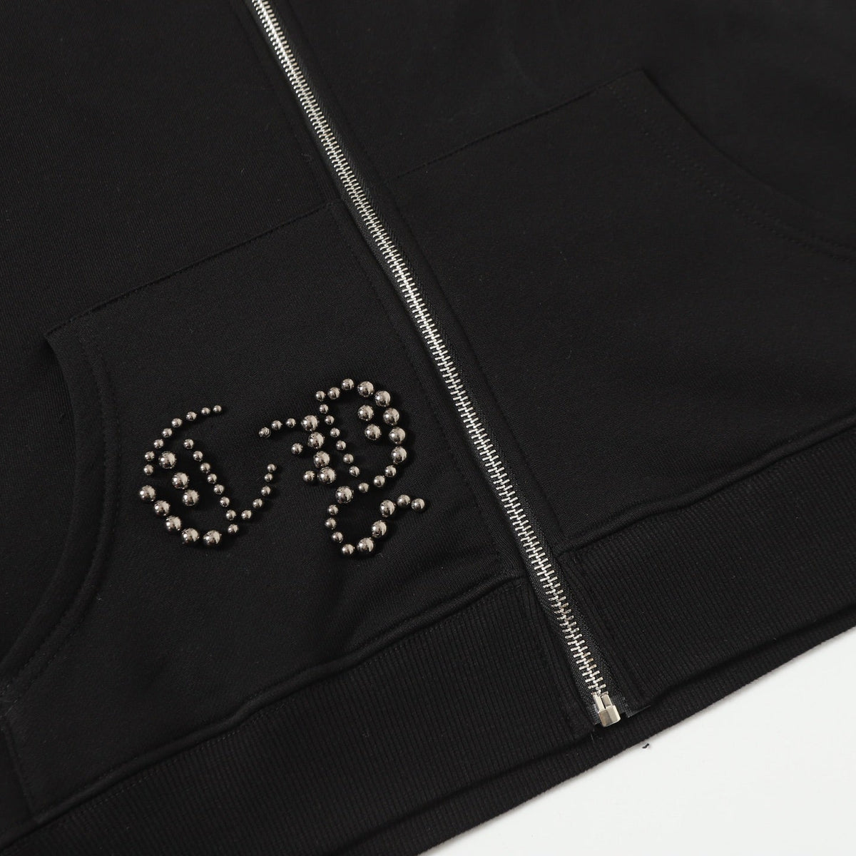 Chrome Hearts Rhinestone Cross Hoodie - Black Gothic Streetwear Chrome-Hearts