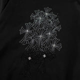 Luxury CHROME HEARTS  ZIP-UP Hoodie Firework Cross Chrome-Hearts