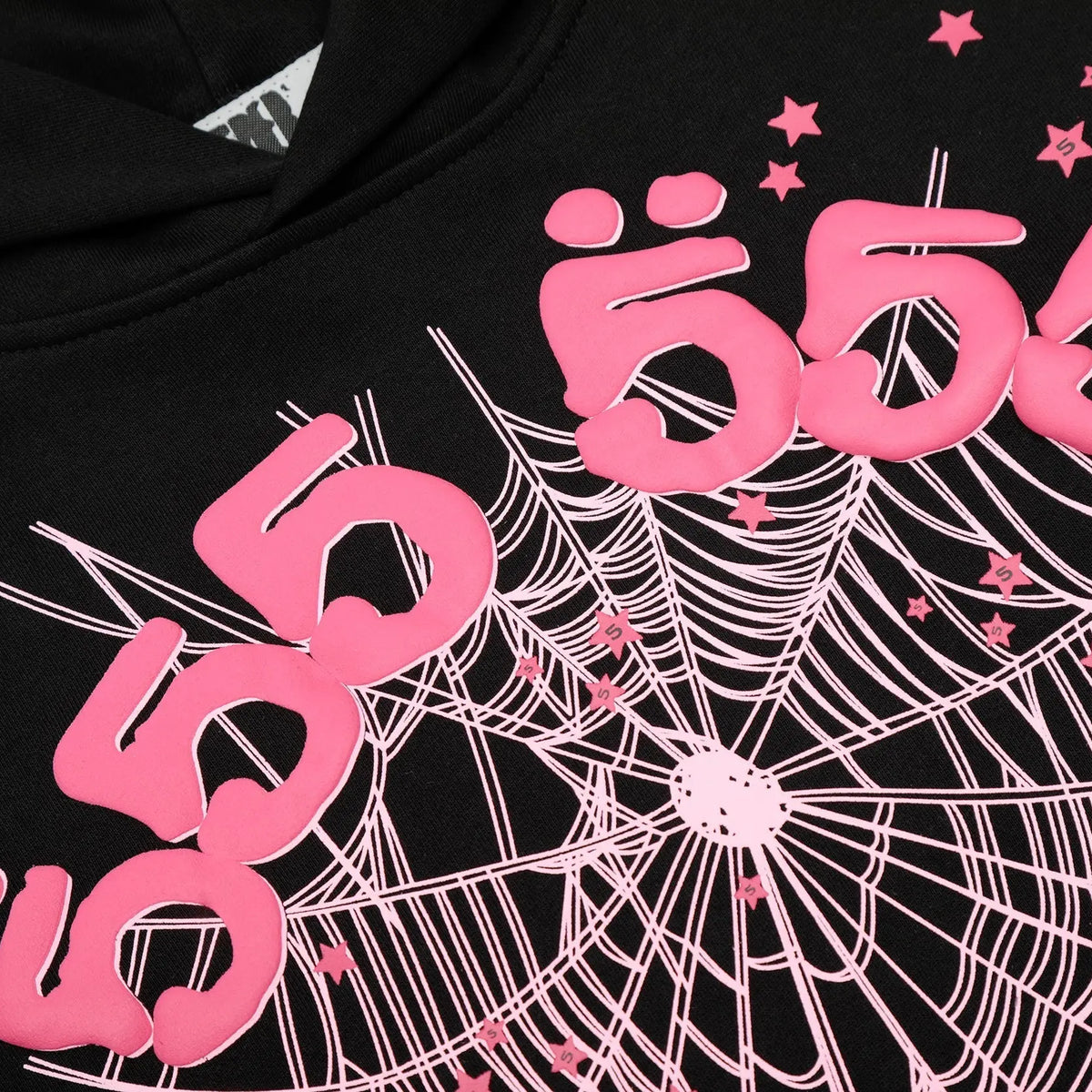 Sp5der 555 Web Hoodie Black/Blue Sp5der