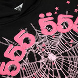 Sp5der 555 Web Hoodie Black/Blue Sp5der