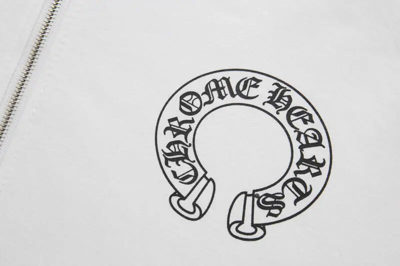 CHROME HEARTS classic Horseshoe ZIP-UP Hoodie Gorilla Fits
