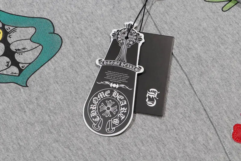 CHROME HEARTS  Cross Print Hoodie Gorilla Fits