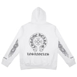 Luxury CHROME HEARTS  Horseshoe ZIP-UP Hoodie Gorilla Fits