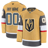 Customizable Vegas Golden Knights 2024 Fanatics Premium Official NHL HOME Jersey Gorilla Fits