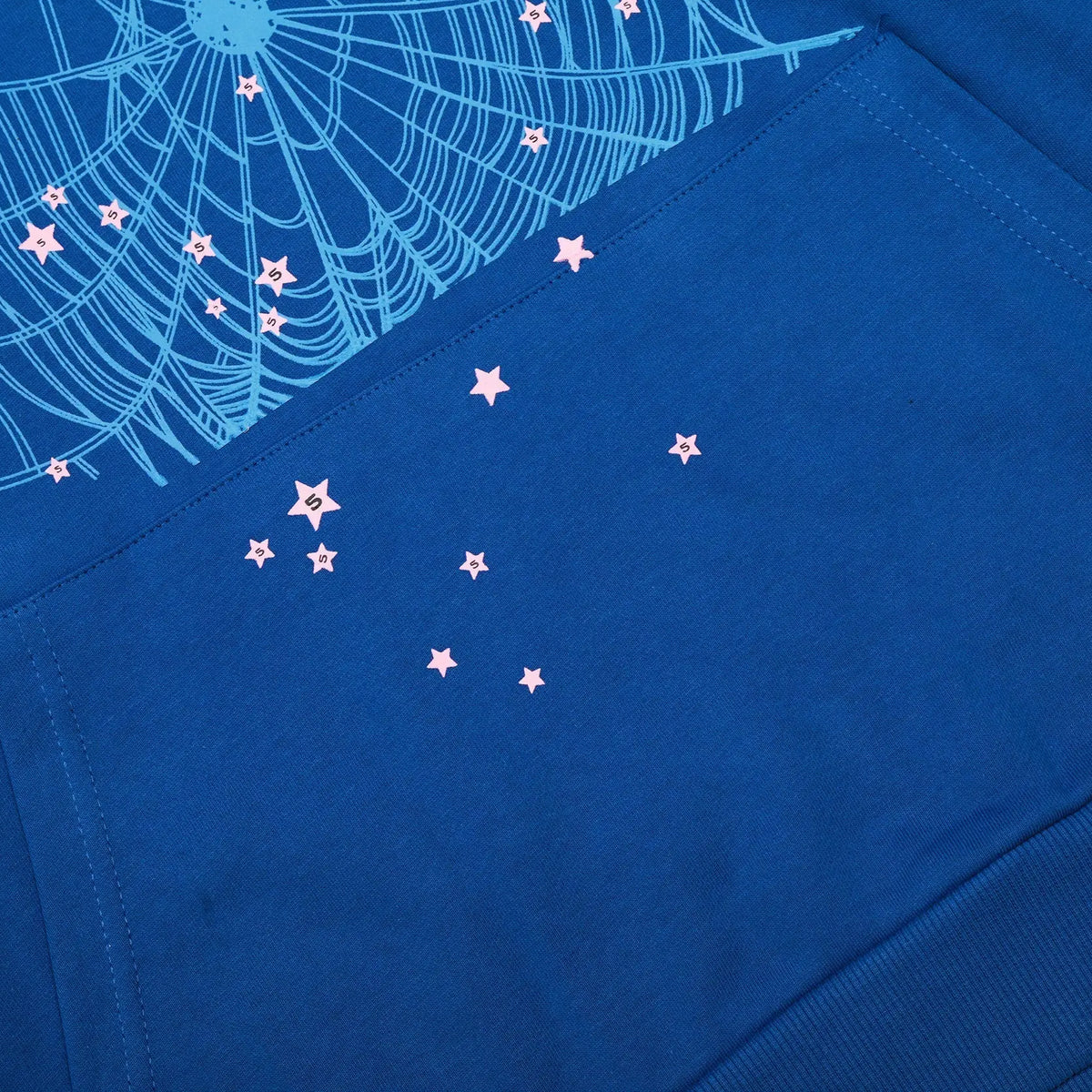 Sp5der 555 Web Hoodie Black/Blue Sp5der