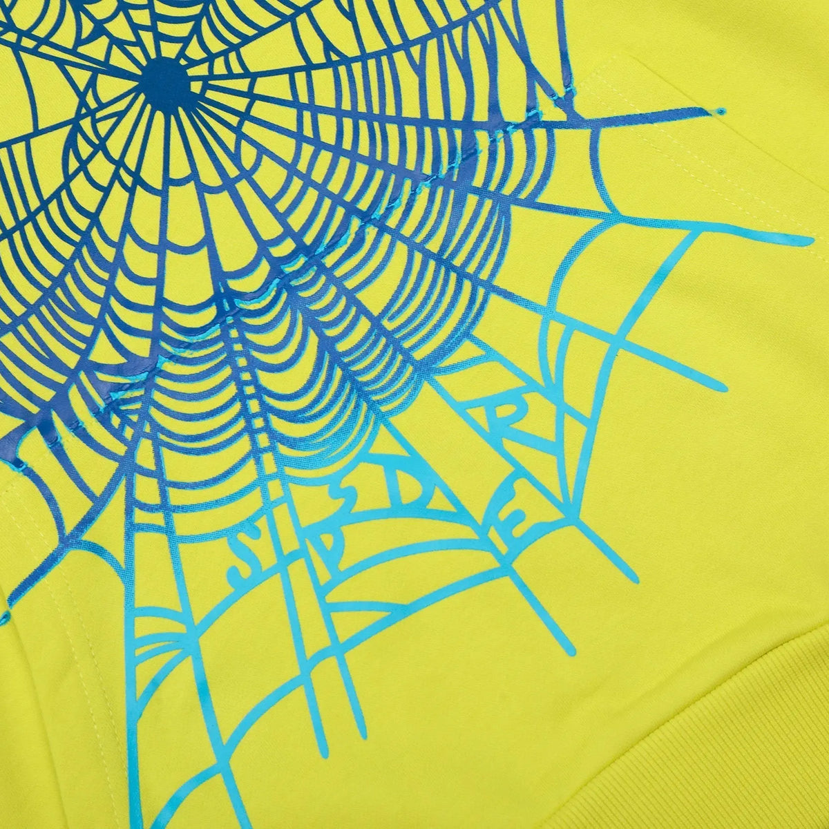 Sp5der OG Web Yellow Hoodie Sp5der