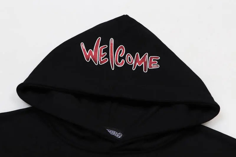 CHROME HEARTS  Cross Print Hoodie Gorilla Fits