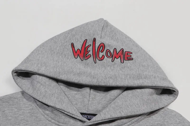 CHROME HEARTS  Cross Print Hoodie Gorilla Fits