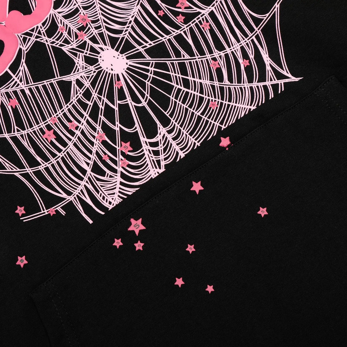 Sp5der 555 Web Hoodie Black/Blue Sp5der