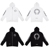 CHROME HEARTS classic Horseshoe ZIP-UP Hoodie Gorilla Fits