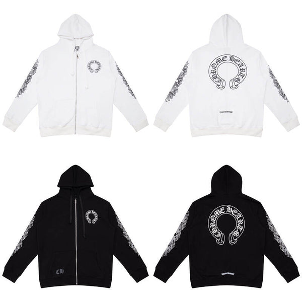 Luxury CHROME HEARTS  ZIP-UP Hoodie K5001 Chrome-Hearts