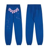 Sp5der 555 Web Hoodie Black/Blue Sp5der