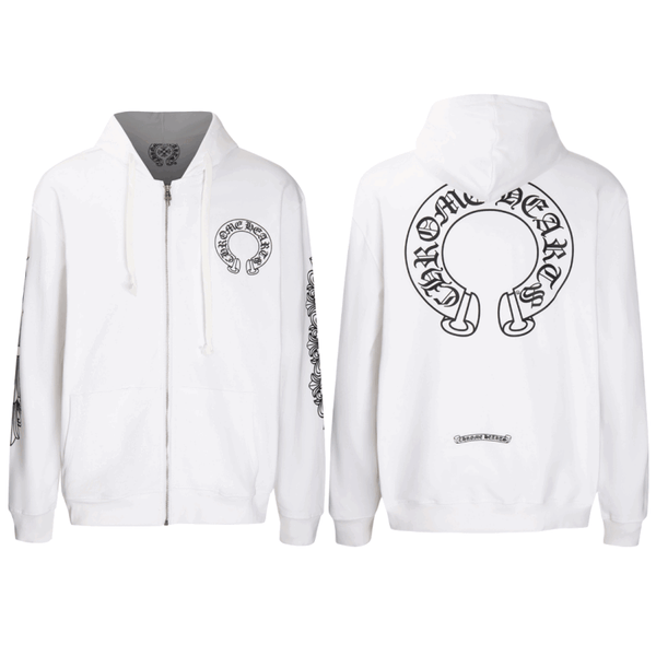 Luxury CHROME HEARTS  ZIP-UP Hoodie K5001 Chrome-Hearts