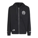 Luxury CHROME HEARTS  Horseshoe ZIP-UP Hoodie Gorilla Fits