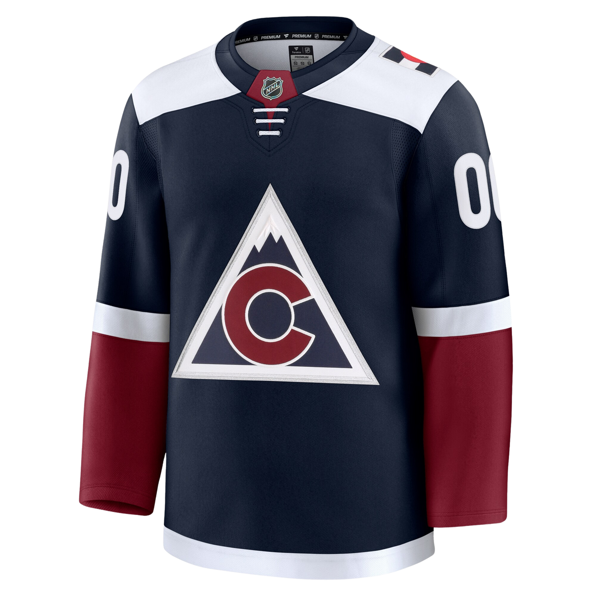 Customizable Colorado Avalanche 2024 Fanatics Premium Official NHL THIRD ALTERNATE Jersey Gorilla Fits