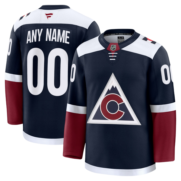 Customizable Colorado Avalanche 2024 Fanatics Premium Official NHL THIRD ALTERNATE Jersey Gorilla Fits