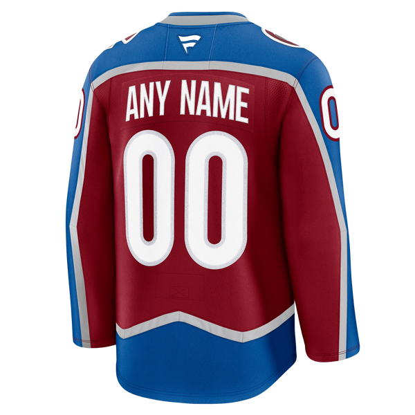 Customizable Colorado Avalanche 2024 Fanatics Premium Official NHL HOME Jersey Gorilla Fits